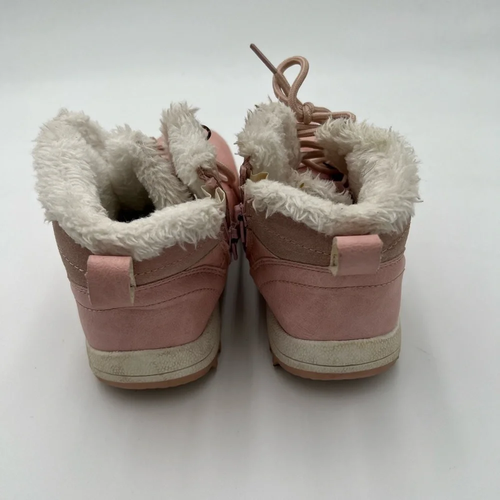 Mishansha Kids Snow Boots Water Resistant Warm Inside Boys Girls Hiking Boots